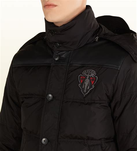 gucci down jacket men& 39|gucci padded jacket men's.